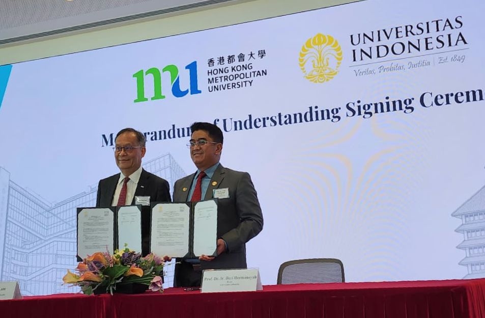 Perkuat Jejaring Global, Universitas Indonesia Jalin Kerja Sama Strategis dengan Hong Kong Metropolitan University