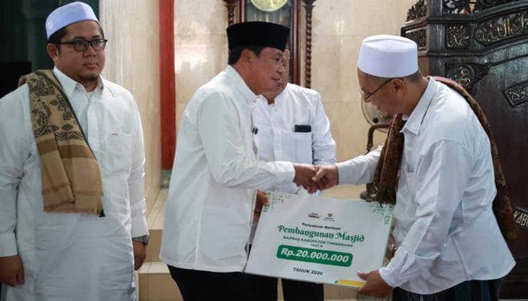 Jumling di Masjid Al Marwah Teluknaga, Bupati Tangerang Akomodir Usulan Perbaikan dan Penataan Ulang Masjid Agar Lebih Nyaman