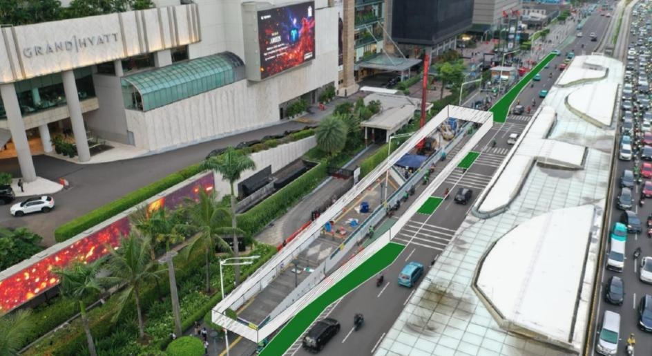 Revitalisasi Stasiun Bundaran HI, MRT Berlakukan Rekayasa Lalin di Thamrin hingga Mei 2026