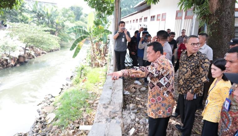 Bupati Tangerang Tinjau Progres Normalisasi Kali Cirarab di Sepatan dan Pasar Kemis, Proyek Jangka Panjang Atasi Banjir