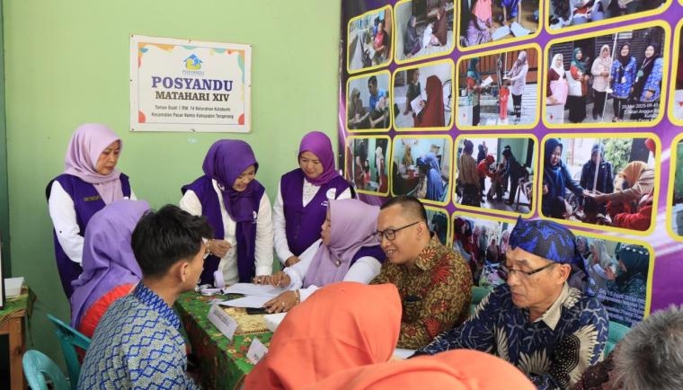 Peringati Hari Posyandu Nasional, Rismawati Maesyal Rasyid Tinjau Transformasi 6 SPM di Posyandu Matahari 14 Pasarkemis
