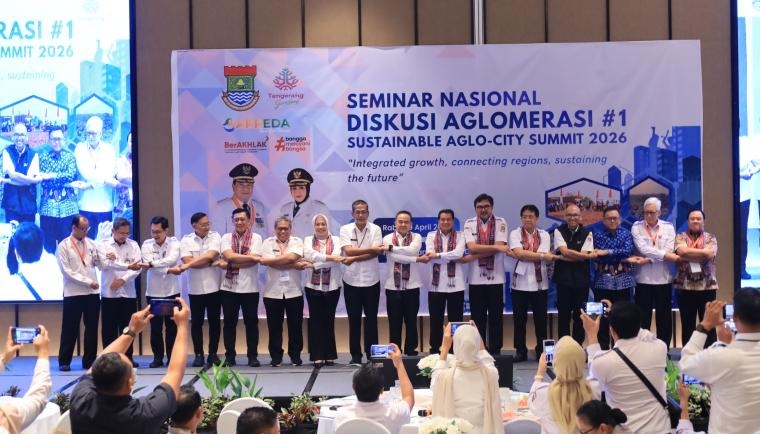 Jadi Tuan Rumah Seminar Nasional Aglomerasi di Sustainable Aglo-City Summit 2026, Pemkab Tangerang Hadirkan MRT hingga PSEL Jatiwaringin