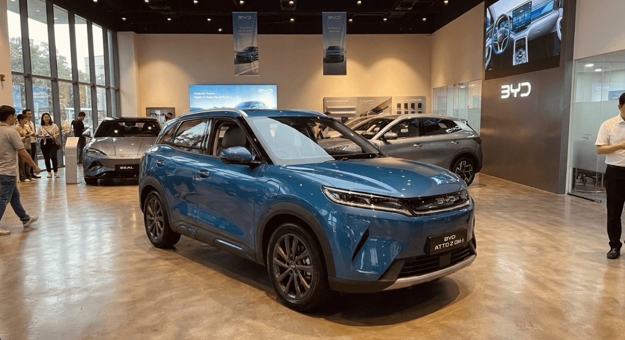 BYD Atto 2 Jadi Senjata Baru Keluarga Muda, SUV Listrik Futuristik dengan Blade Battery 51 kWh dan Fitur ADAS Akhirnya Meluncur