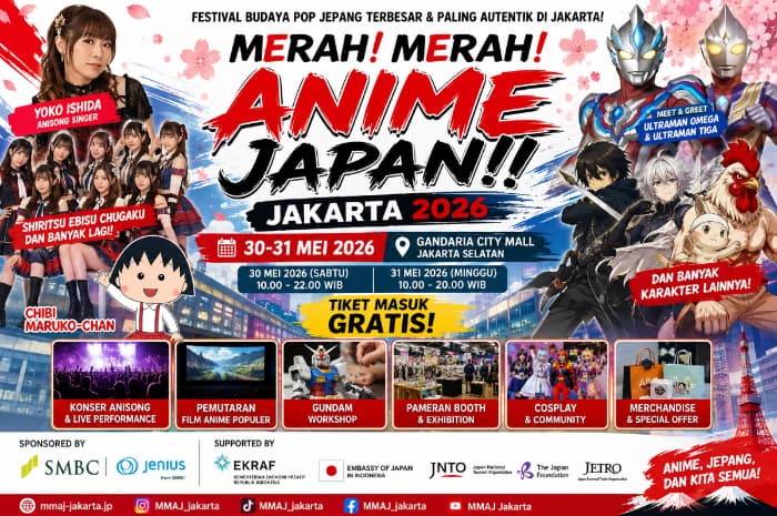 Bukan Sekadar Festival Anime, MMAJ Jakarta 2026 Siap Hadirkan Pengalaman Jepang yang Spektakuler