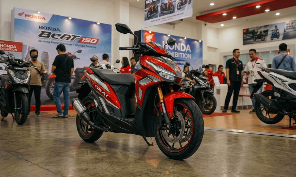 Yamaha Aerox Bisa Kalah Telak, Honda BeAT 150 Boyong Mesin eSP+ Bertenaga dan Mengusung Konsep Sporty