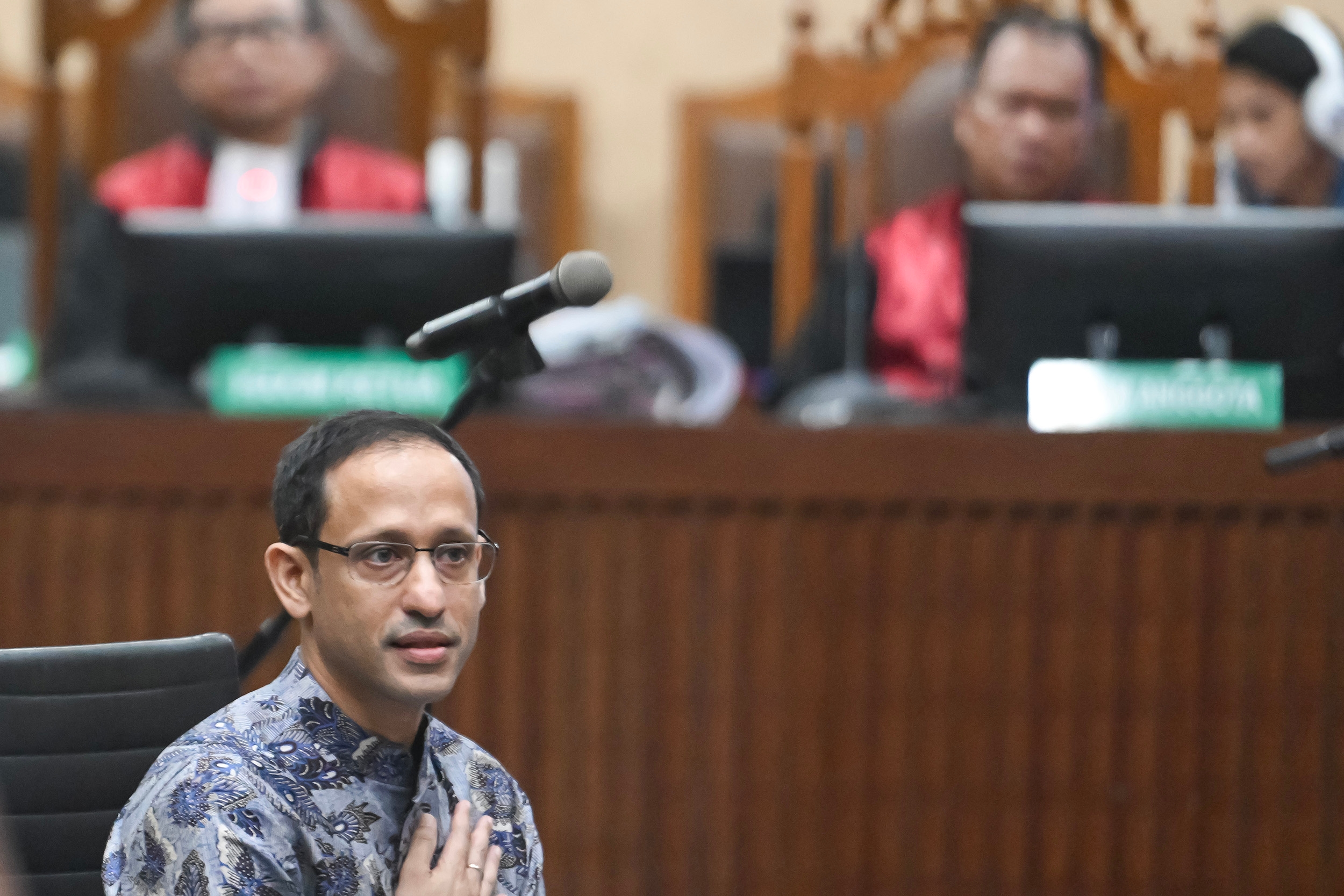 Tok! Eks Mendikbudristek Nadiem Makarim Divonis 10 Tahun Penjara