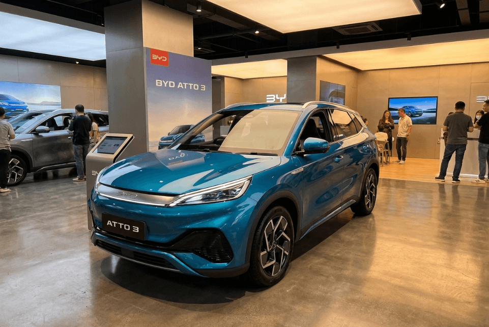 BYD Atto 3 Meluncur di Indonesia dengan Spesifikasi Gahar, Layar Berputar 15,6 Inci dan Performa Tinggi Jadi Daya Tarik Utama