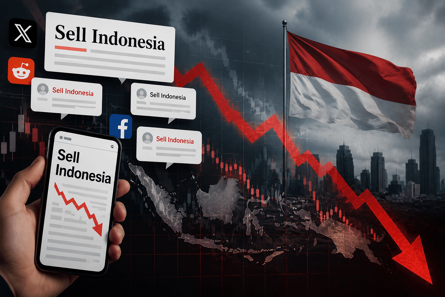 Ramai Istilah 'Sell Indonesia' di Media Asing, Apa Maksudnya?