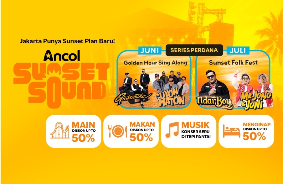 Ancol Sunset Sound: Cara Baru Menikmati Sunset di Jakarta Lewat Musik, Pantai, Kuliner, dan Staycation