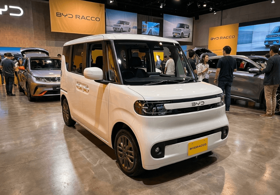 BYD Resmi Perkenalkan Racco di Jepang, Mobil Listrik Mungil Bergaya Super Tall Wagon dengan Pintu Geser Pertama di Kelasnya