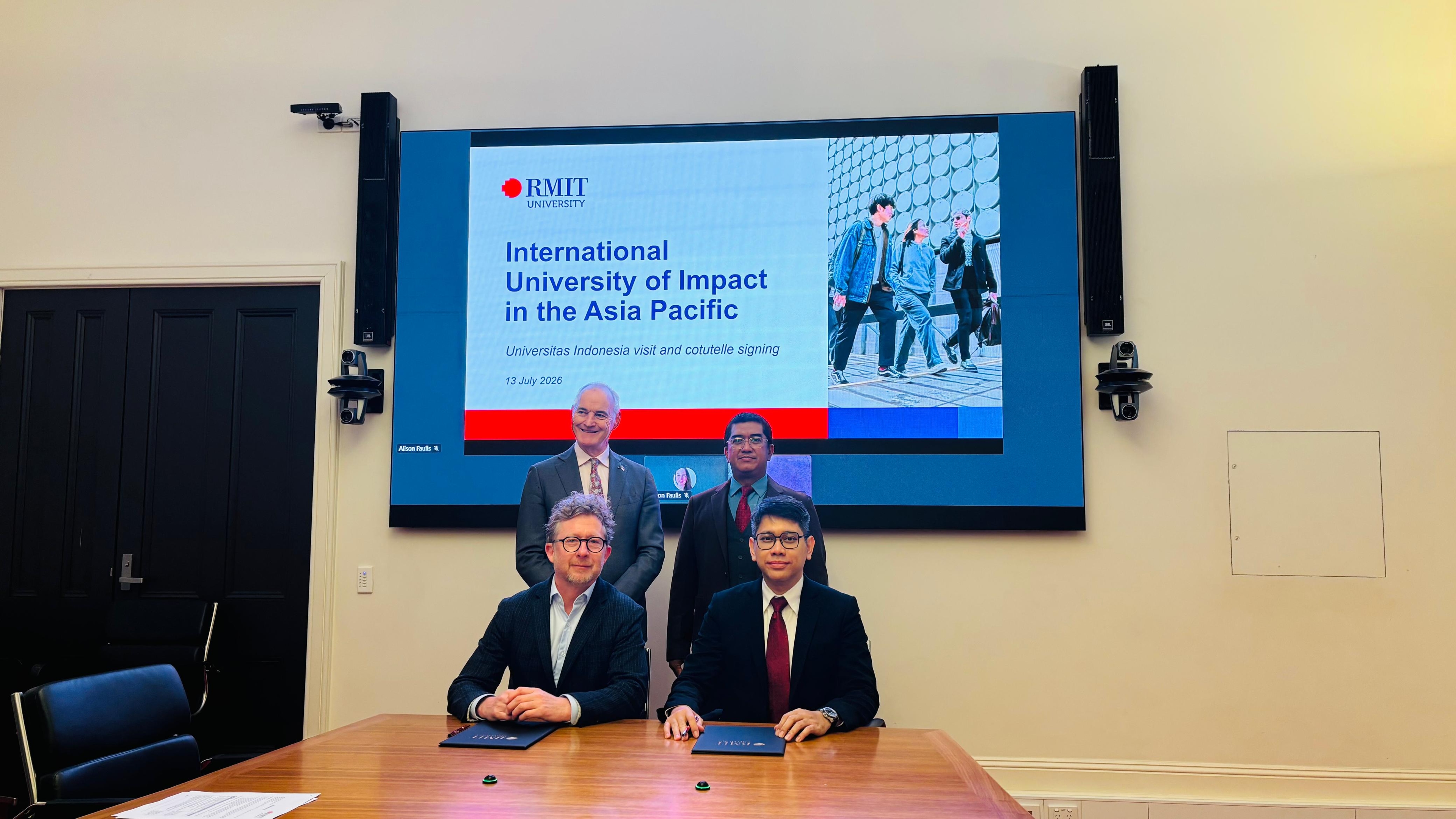 Gandeng RMIT Australia, UI Buka Akses Riset Internasional Mahasiswa Doktoral