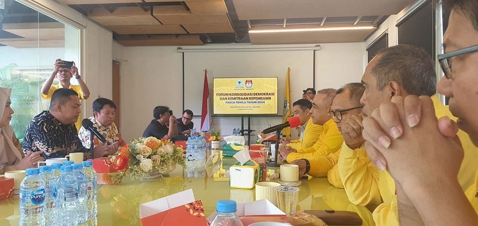 DPD Golkar DKI dan KPUD Perkuat Konsolidasi, Bahas Persiapan Menuju Pemilu 2029