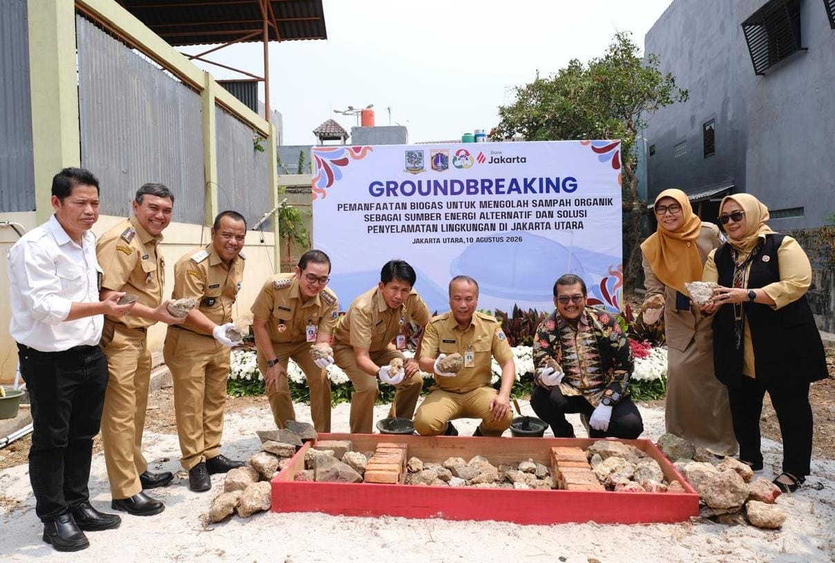 Bank Jakarta Bakal Bangun Dua Biodigester di Jakut, Target Olah 500 Kg Sampah Organik per Hari