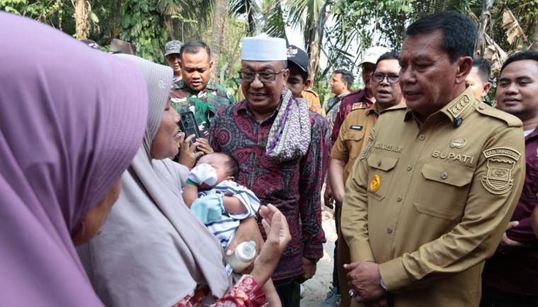 Ibu Laila Bersyukur Rumahnya di Gunung Kaler yang Roboh Diterjang Angin Puting Beliung Mulai Direnovasi Pemkab Tangerang