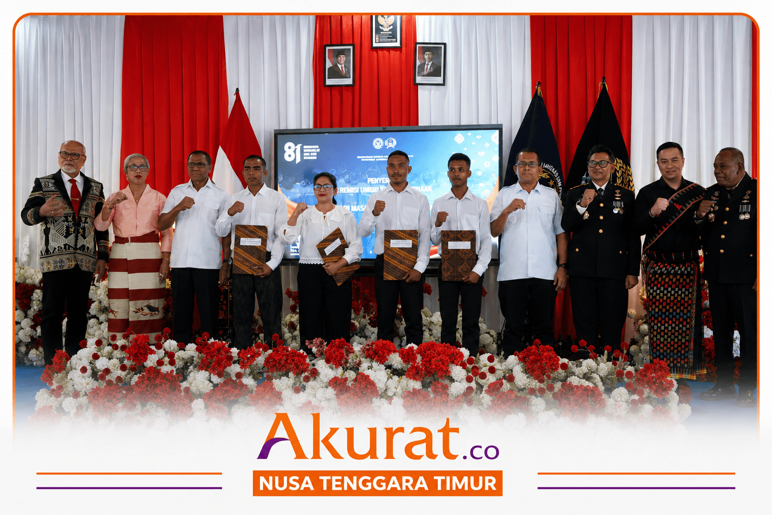 24 Napi di NTT Bebas di HUT ke-81 RI