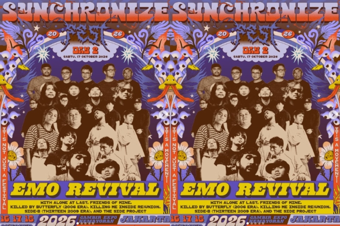 Bukan Sekadar Konser, Panggung Emo Revival Synchronize Fest Jadi Mesin Waktu ke Era 2000-an