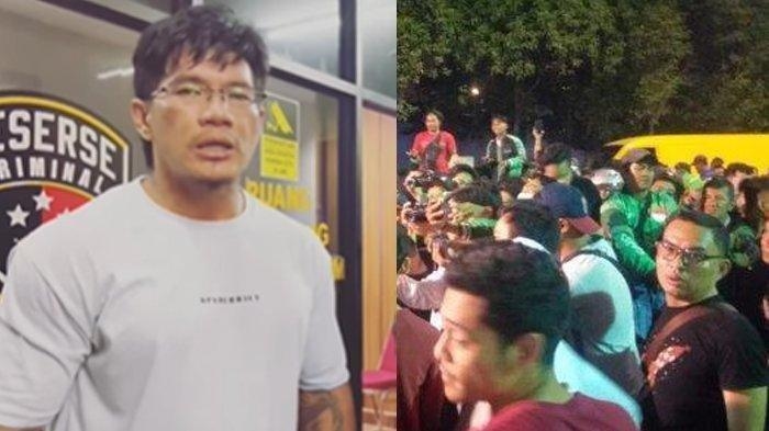 YouTuber Laurendra Hutagalung Ditimpuki Batu Saat Bikin Konten Pemotor Lawan Arah di Flayover Slipi