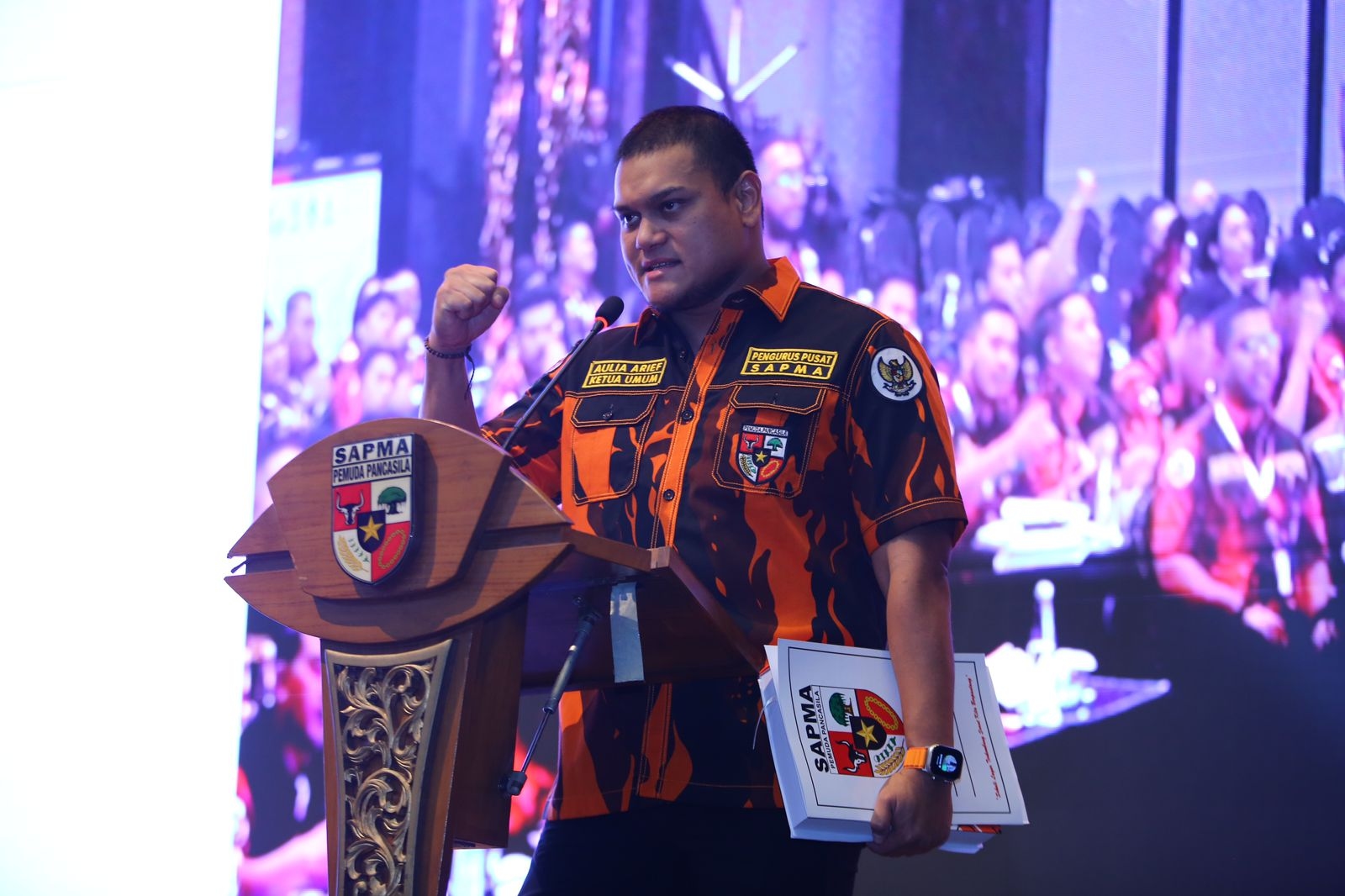 Kembali Terpilih Jadi Ketum SAPMA Pemuda Pancasila, Aulia Arief Tekankan Jaga Persatuan Jelang Pemilu 2024