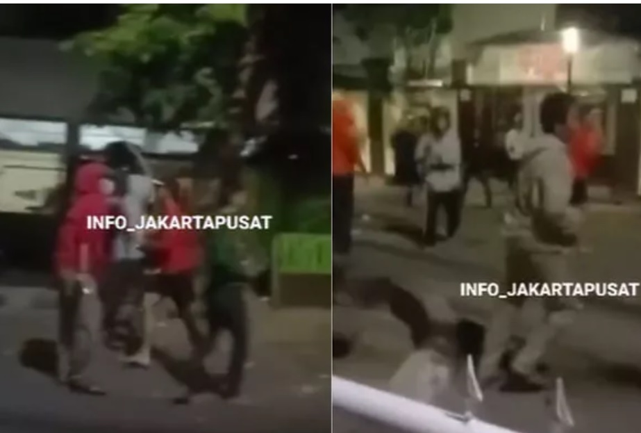 Ngeri! Tawuran di Johar Baru Bawa Sajam, Air Keras Hingga Bom Molotov. Bikin Resah Warga