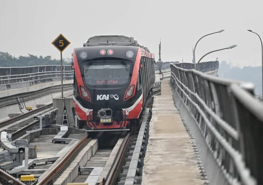 LRT Jakarta Fase 1B Velodrome - Manggarai Siap Beroperasi Agustus 2026, Progres Pembangunan Sudah Lebih dari 80 Persen