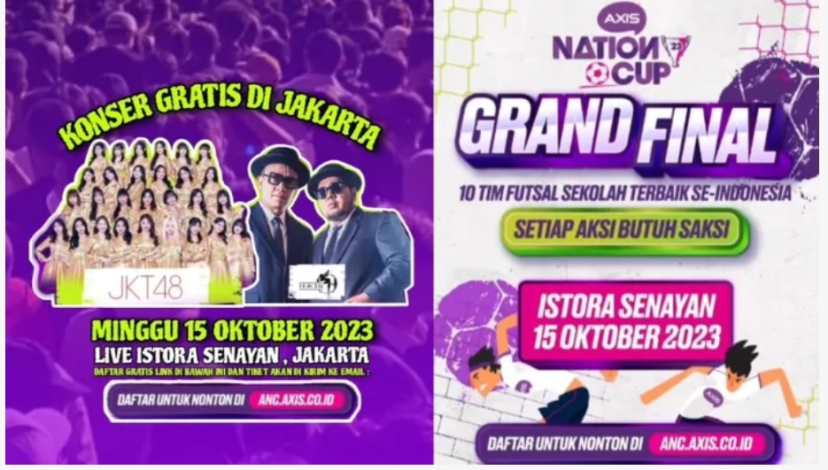 Mau Nonton Tanding Futsal Antar SMA Sambil Dihibur JKT48, Datang Aja ke Istora Senayan Pada 15 Oktober 2023