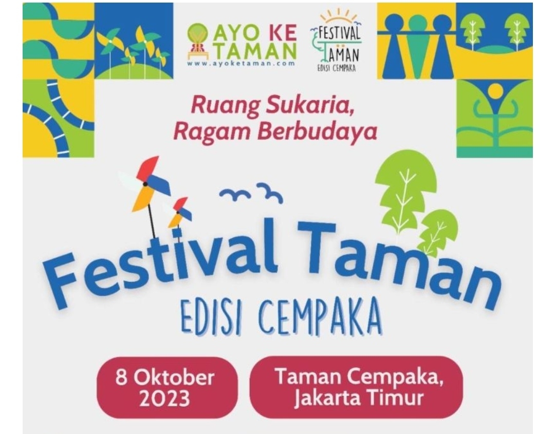 Minggu Ceria di Taman Cempaka, Bisa Ikut Kelas Origami hingga Workshop Merangkai Bunga, Gratis!