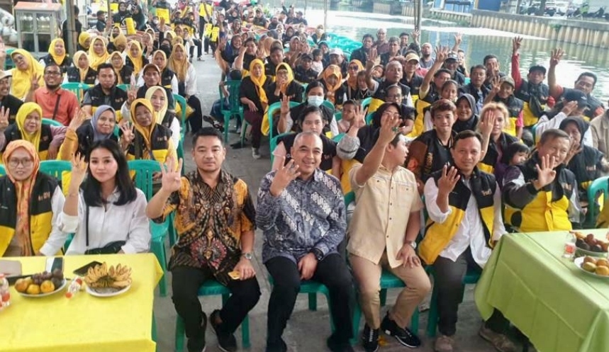 Andri Santosa dan SAC Cengkareng Bulat Dukung Bang Zaki di Pemilu 2024