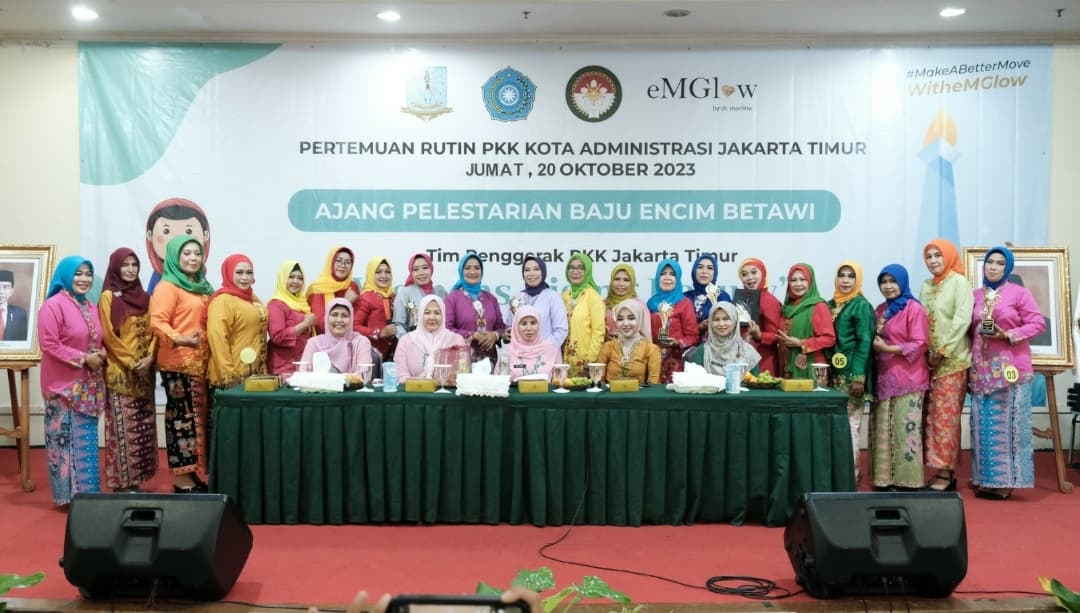 Pertahankan Baju Adat Betawi, PKK Jaktim Gelar Ajang Pelestarian Baju Encim Womens Rising Beauty