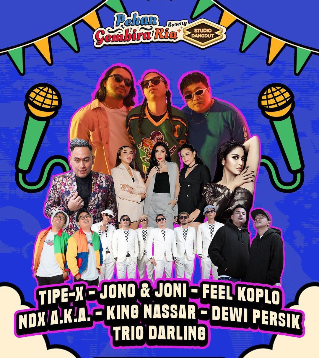 Yuk! Nonton Festival Musik Pekan Gembira Ria di PRJ Kemayoran, Ada Dewi Persik, King Nassar hingga Feel Koplo