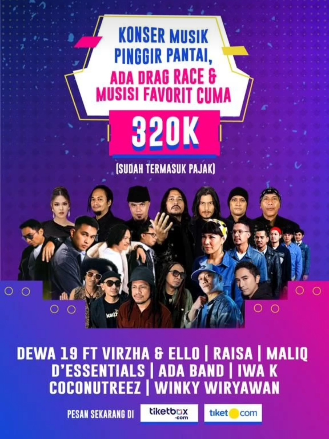 Sound of Unity: Konser Musik Pinggir Pantai dan Drag Race, Ada Dewa 19, Raisa hingga Iwa K, Catat Jadwalnya