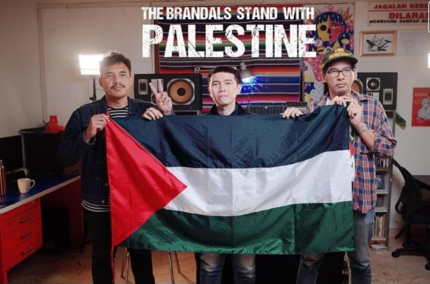 Tegas, Band The Brandals Bersuara Keras Beri Dukungan untuk Palestina