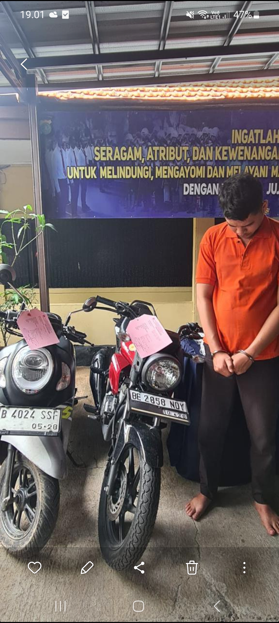 Polres Jakses Bekuk Penjahat Curanmor yang Biasa Beraksi di Mampang dan Setiabudi , Satu Pelaku Masih Buron