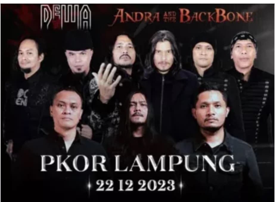 Konser Dewa 19 di Lampung Digelar pada 22 Desember 2023, Simak Ini Harga Tiket dan Cara Belinya