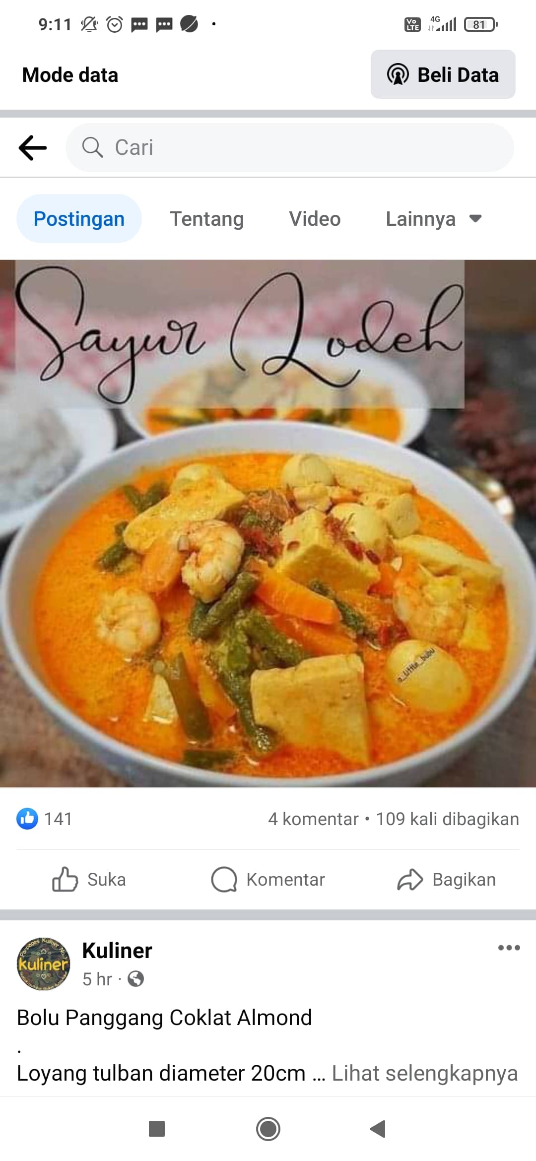 Mudah Resep Sayur Lodeh, Santan Meresap Sampai, Gurih dan Enak