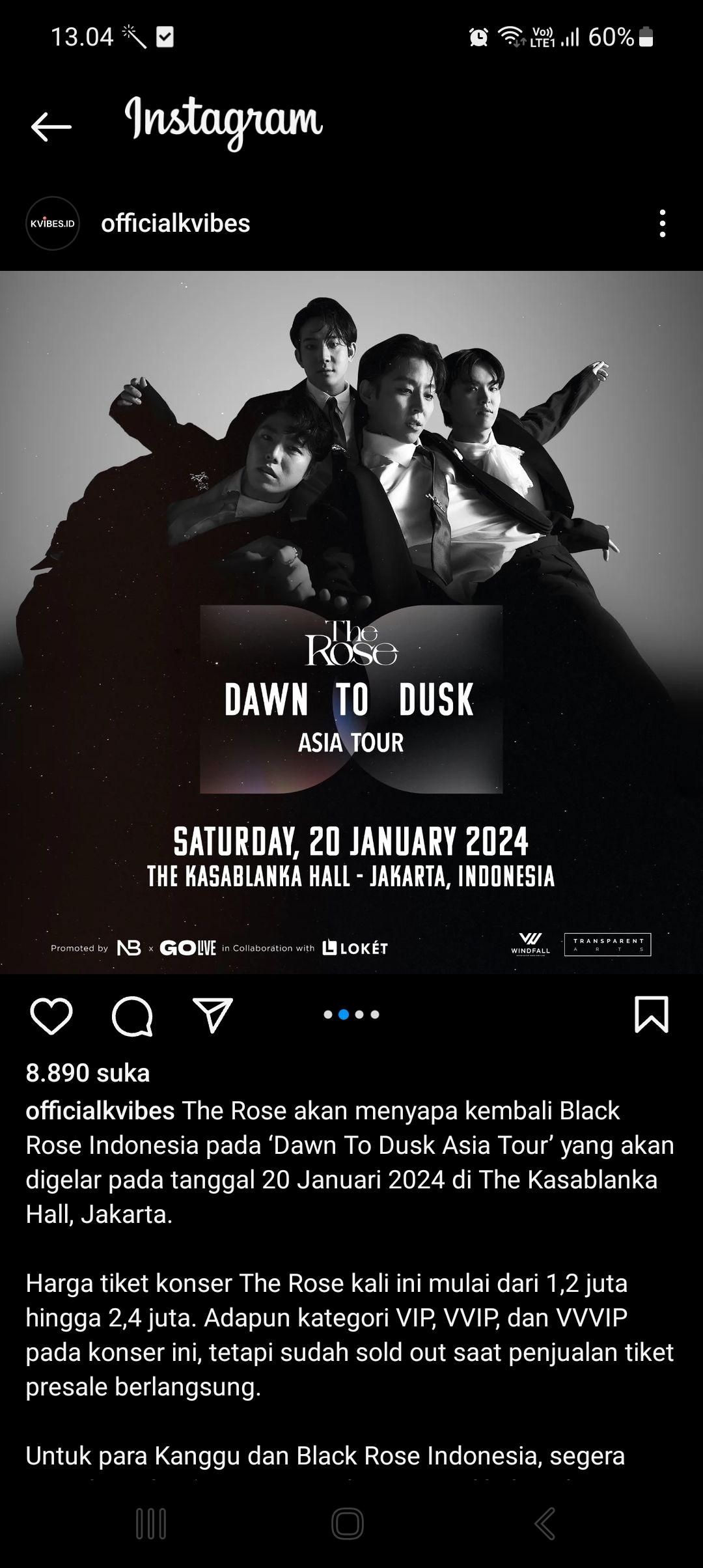 The Rose Siap Gebrak Jakarta dengan Konser 'Dawn To Dusk'