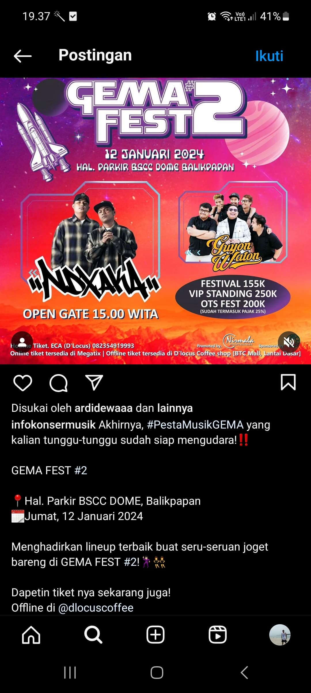 GEMA FEST 2, Konser Musik Guyon Taton dan NDX AKA Siap Menggebrak Balikpapan, Catat Tanggal dan Lokasinya!