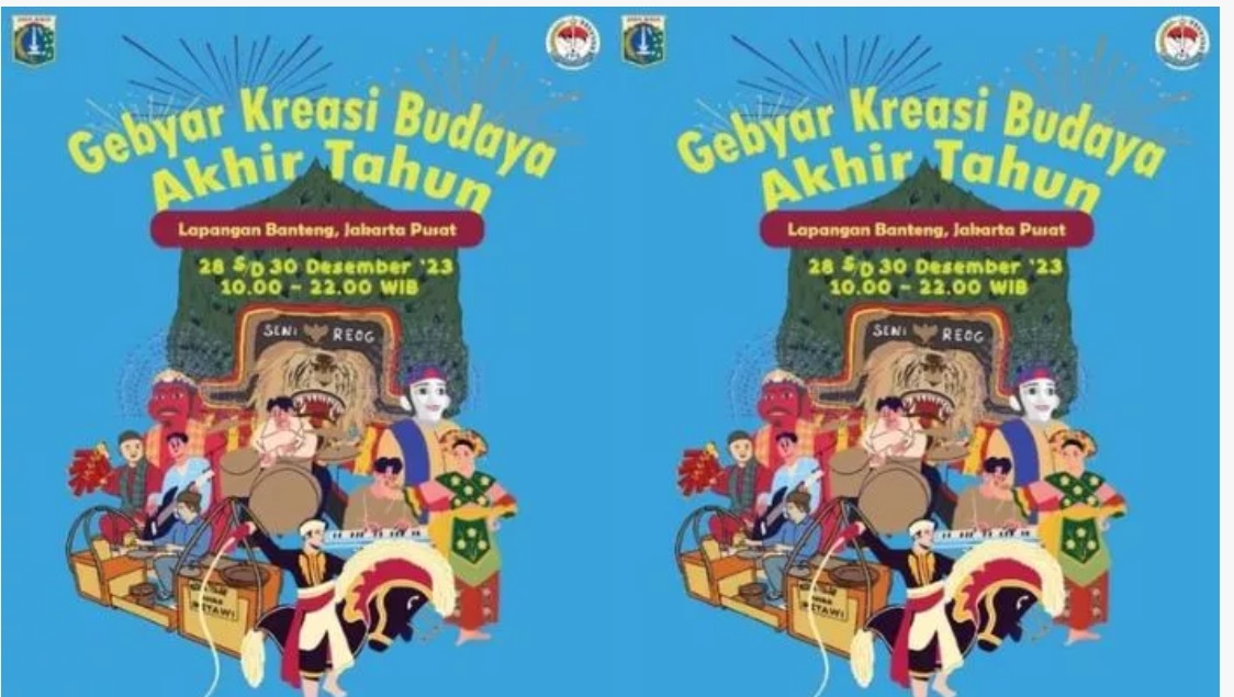 Gratis! Nonton Pertunjukan Seni dan Budaya di Lapangan Banteng, Ada Pentas Kuda Lumping hingga Reog Ponorogo, Cocok Buat Liburan Akhir Tahun