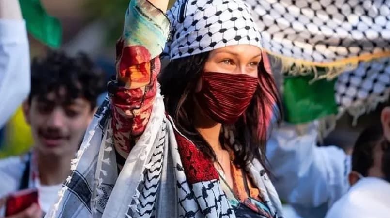 Sepak Terjang Bella Hadid Bela Palestina, Diblokir Instagram Hingga Dipecat Dior Demi Kecam Israel