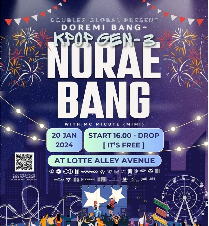 K-popers Merapat! Yuk Noraebang Party di Lotte Alley Avenue Jakarta, GRATIS! Catat Tanggalnya Agar Tak Ketinggalan