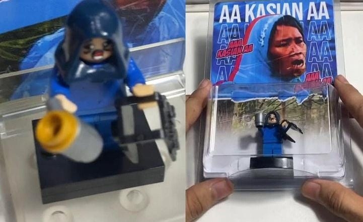 Viral Pengemis "A Kasihan A", Kini Muncul Mainan yang Mirip dengannya