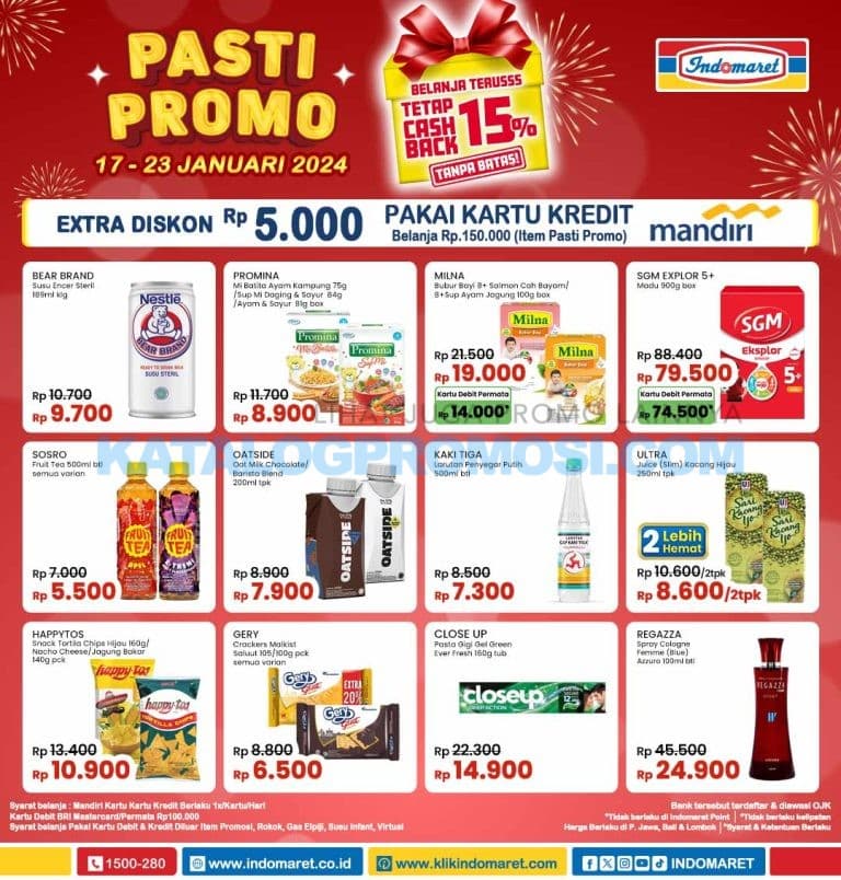CATAT! Promo JSM Indomaret Weekend Ini Hingga 23 Januari 2024, Pesta Belanja Khusus Akhir Pekan