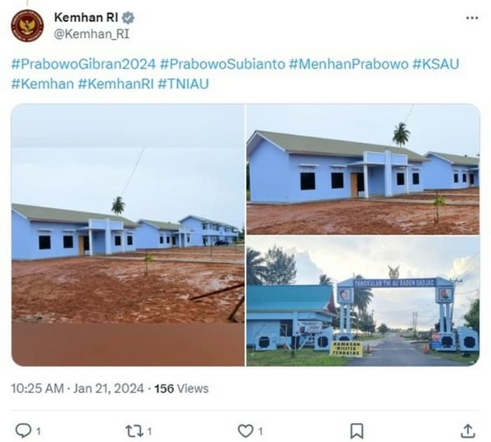 Admin Akun X Kemhan RI Salah Pencet Usai Pasang Hastag #PrabowoGibran2024, Langsung Digeruduk Warganet