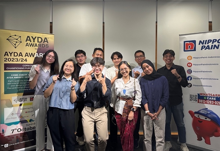 Mahasiswa dan Mahasiswi Arsitektur dan Desain Interior Antusias Berkompetisi di AYDA Awards 2023/24