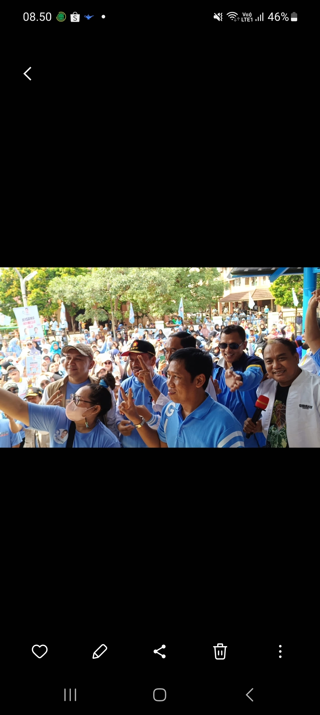 Relawan Gibran Center Gelar Jalan Sehat & Senam Gemoy di Tangerang