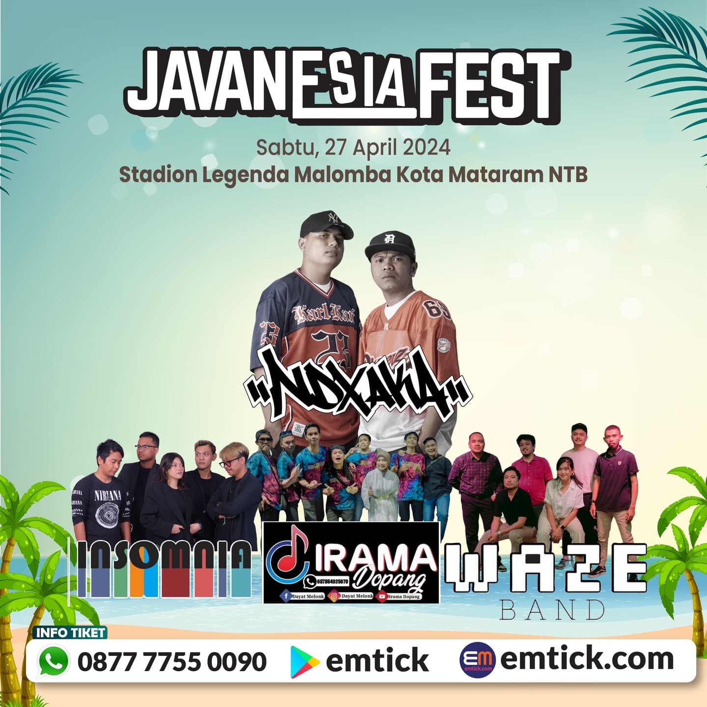 JANGAN LUPA! Hari Ini Konser NDX AKA Tampil di Pelambang, Catat Lokasi dan Waktunya di Sini Jangan Ketinggalan