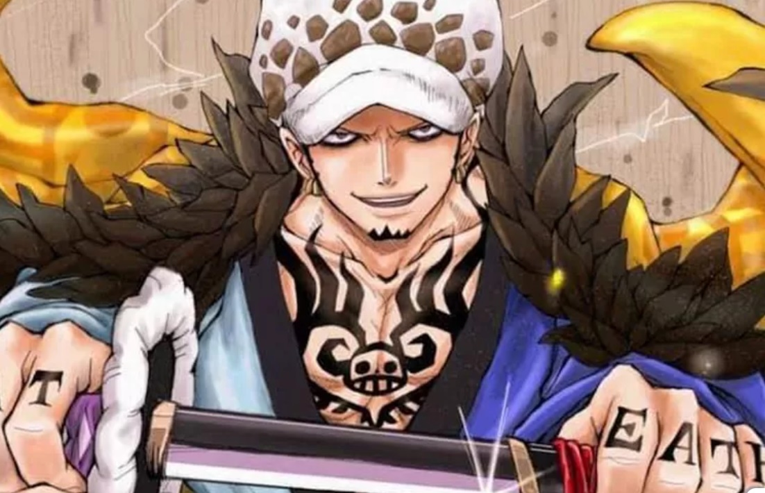 Fakta Law Melawan Kaisar Bajak laut Blackbeard di Anime One Piece Chapter 1093: Kapten Bajak Laut Hati Berjuluk Dokter Bedah Kematian