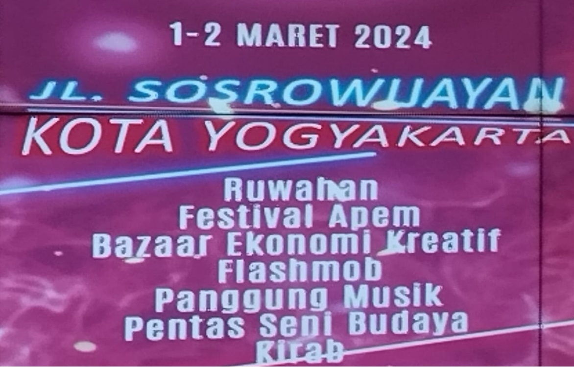 Sarkem Fest 2024: Festival Apem hingga Kirab 7 Gunungan Keliling Jogja, Simak Jadwal Acaranya