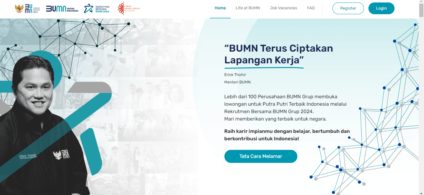 Berikut Ini Syarat Pendaftaran Rekrutmen Bersama BUMN 2024