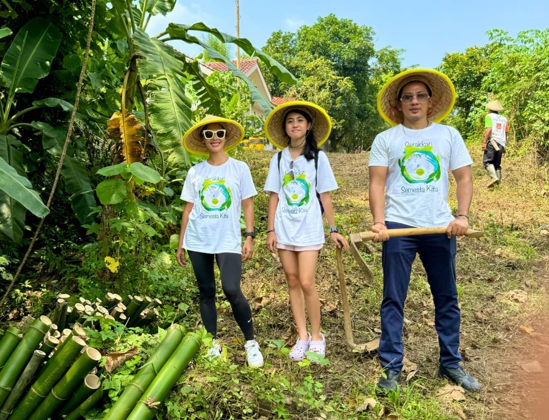 Jadi Inspirasi, Sabrine Olivia Ajak Anak Muda Lindungi Bumi dengan Menanam Pohon