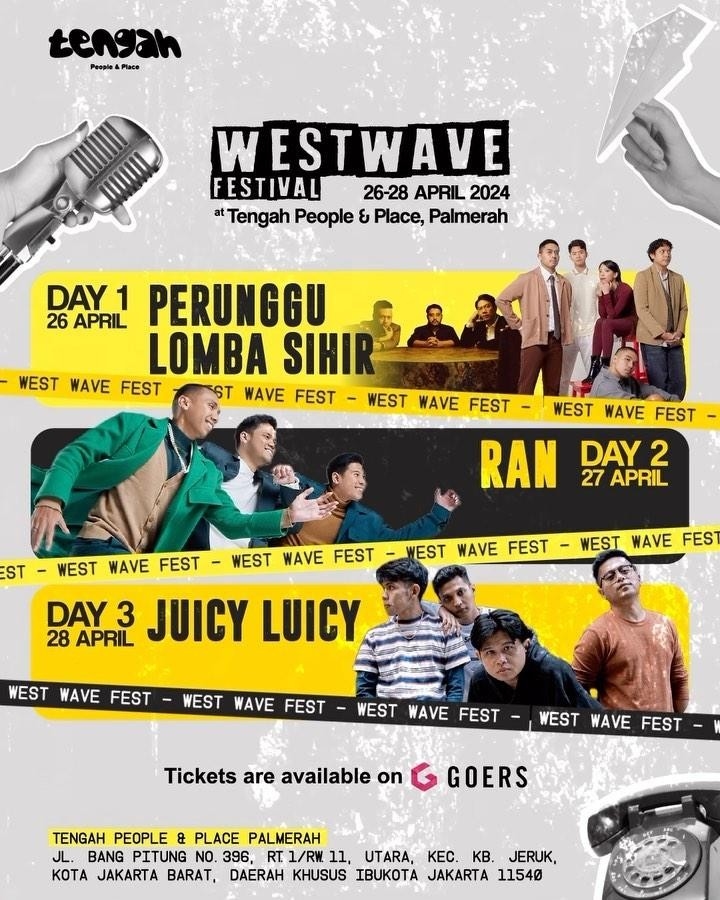 JANGAN LUPA! Akhir Pekan Ini Ada Konser RAN, Lomba Sihir hingga Juicy Luicy di Tengah People & Place Palmerah, Juga Festival Kuliner dan Pesta Kopi